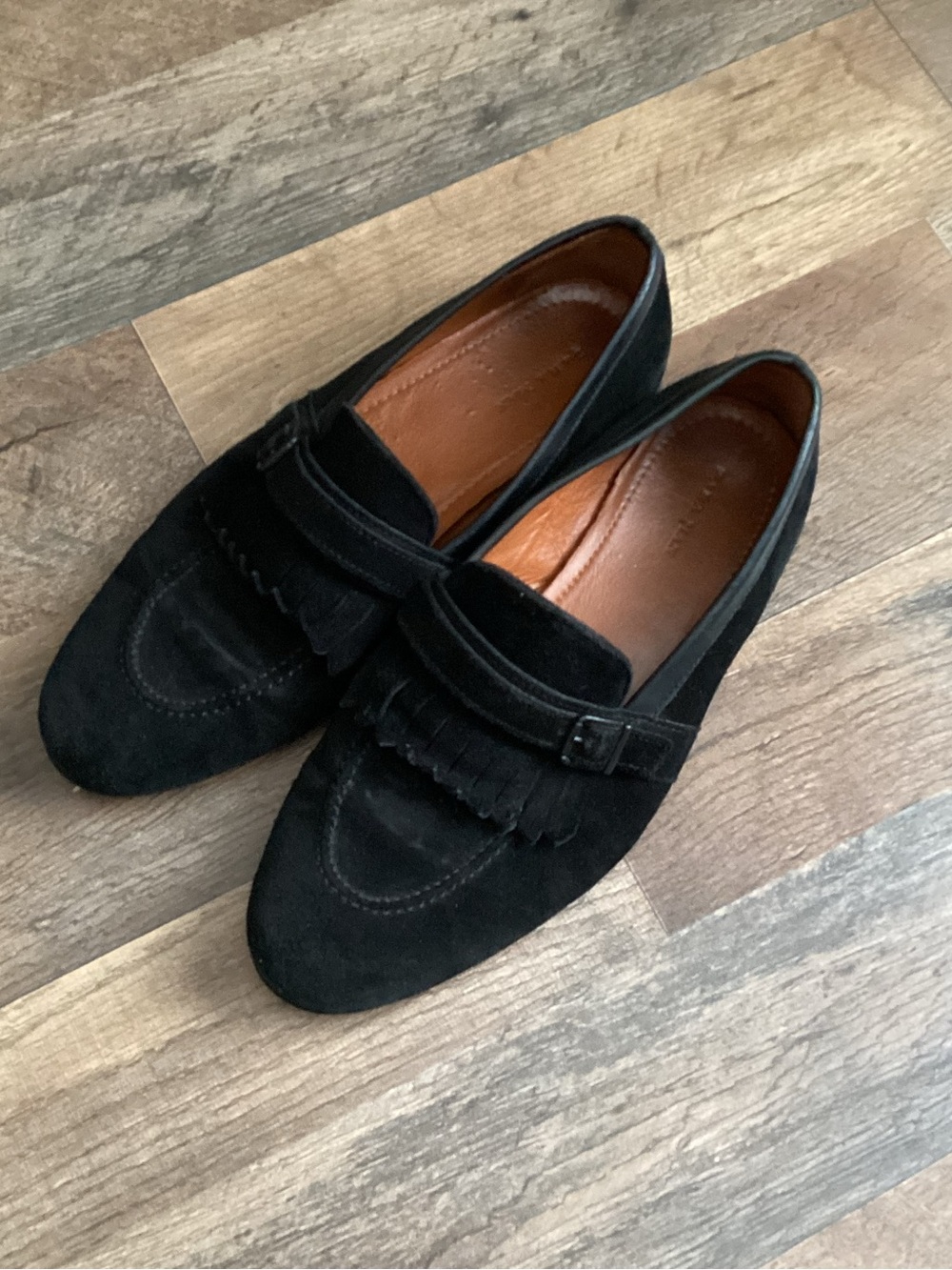 Men's Black SuedeZara Loafers